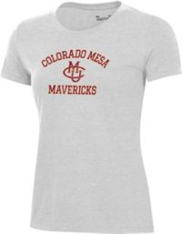 Under Armour Women's Colorado Mesa Mavericks Silver Heather Pennant T