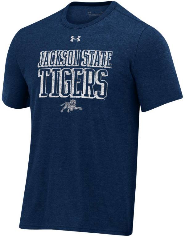Under Armour Women's Jackson State Tigers Navy Blue All Day T-Shirt product image
