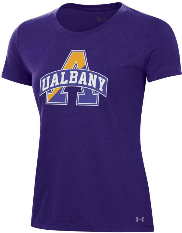 Under Armour Women's Albany Great Danes Purple Performance Cotton T