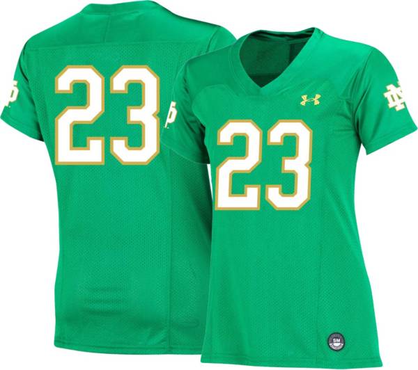 Notre dame green 2024 under armour jersey