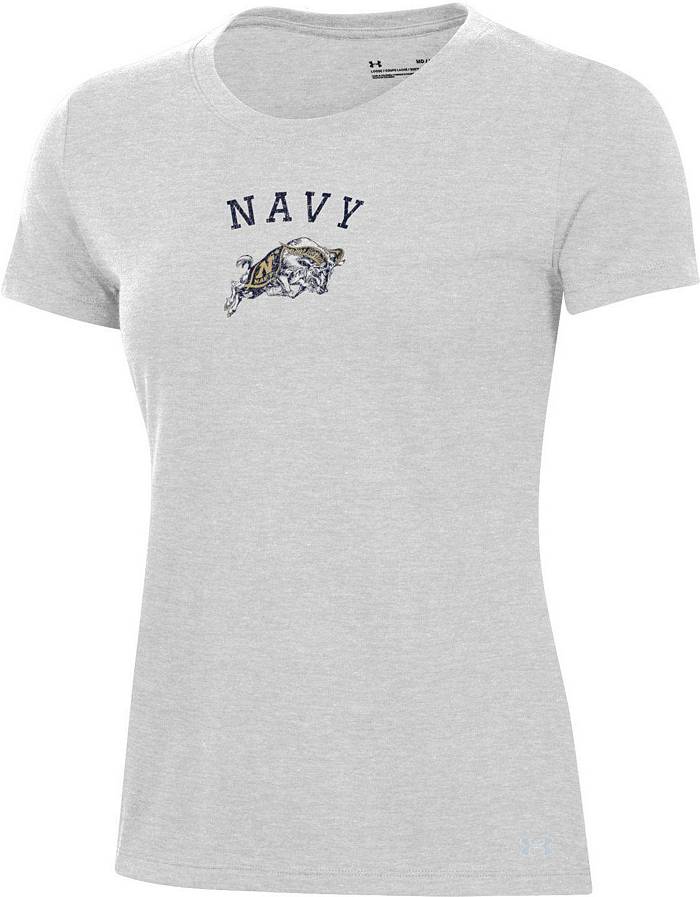 Men's Under Armour Navy Navy Midshipmen Performance Replica Baseball Jersey