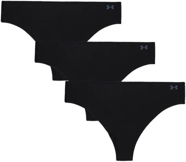 2-Pack Laser cut seamless boxer briefs stretch cotton black