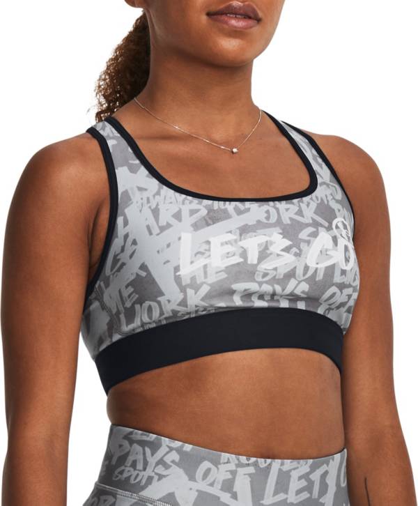 Buy Under Armour Crossback Mid Printed Sports Bra Online