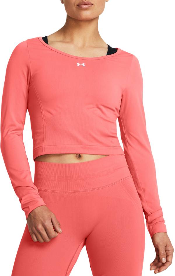 Mesh Seamless Long Sleeve Top