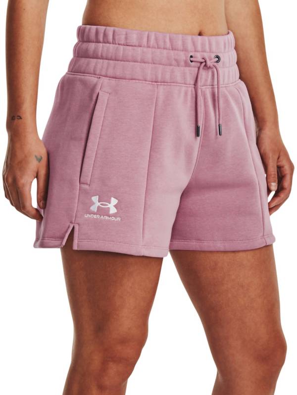 Under armour terry fleece on sale shorts