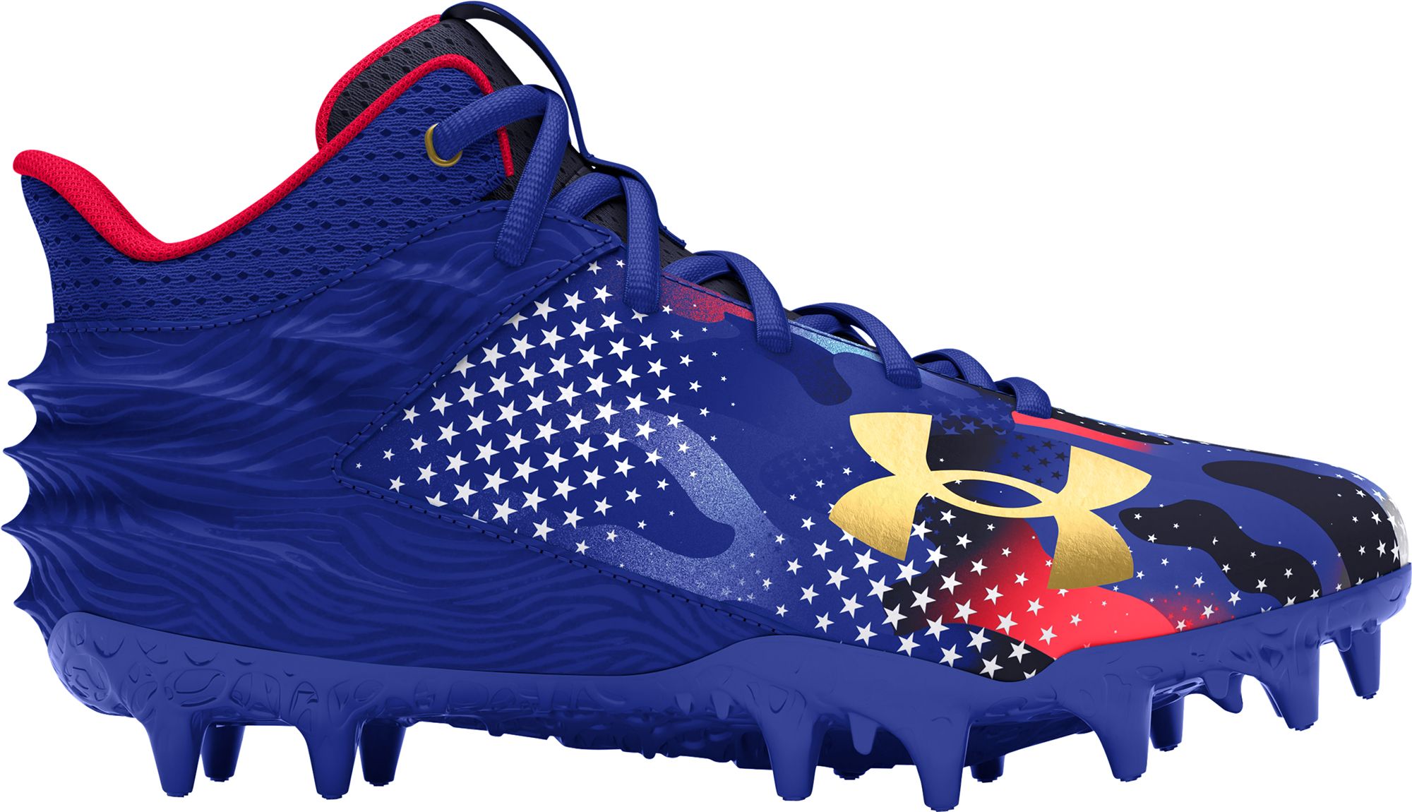 Under Armour Kids' Blur Smoke Suede Select USA MC Football Cleats