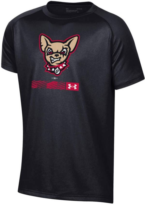 Under Armour Youth El Paso Chihuahuas Tech T-Shirt - Black - L Each