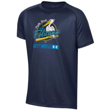 sorry, Under Armour Youth Myrtle Beach Pelicans Navy Tech T-Shirt is currently out of stock