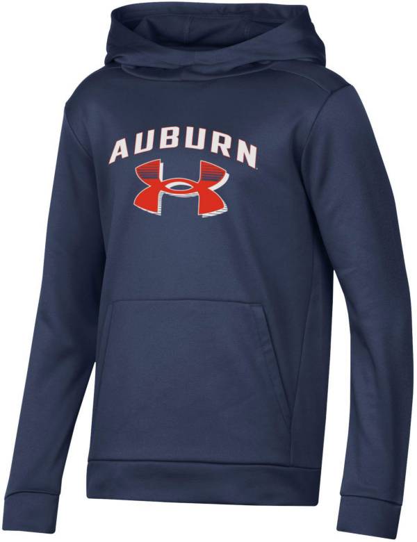 Under Armour Youth Auburn Tigers Blue Fleece Pullover Hoodie Dick's Sporting Goods