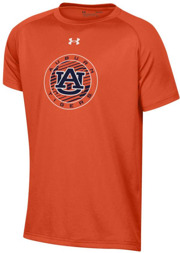 Under Armour Youth Auburn Tigers Orange Tech Performance T-Shirt product image