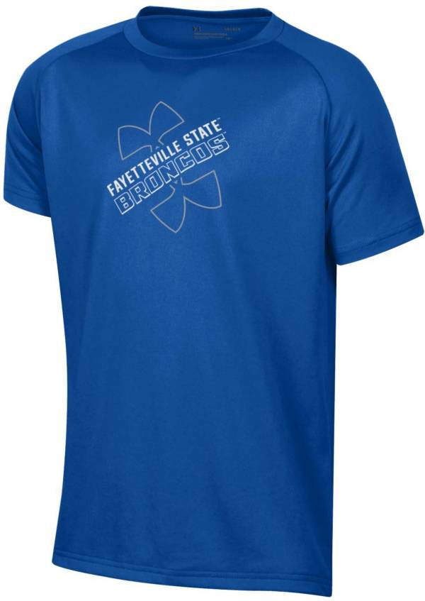 Under Armour Youth Fayetteville State Broncos Blue Logo Lockup