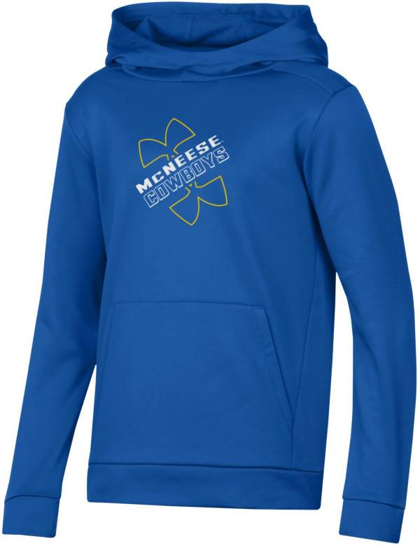 Youth Royal McNeese State Cowboys Quarter-Zip Pullover Sweatshirt