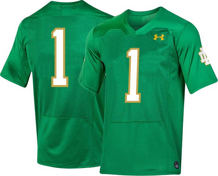 Notre Dame unveils latest football green jersey design