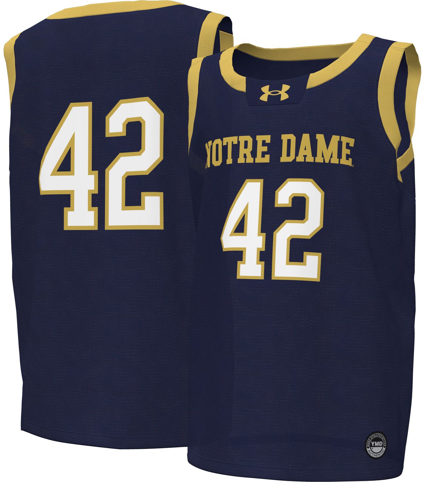 Under Armour Youth Notre Dame Fighting Irish 42 Navy Replica Basketball Jersey Dick s Sporting Goods