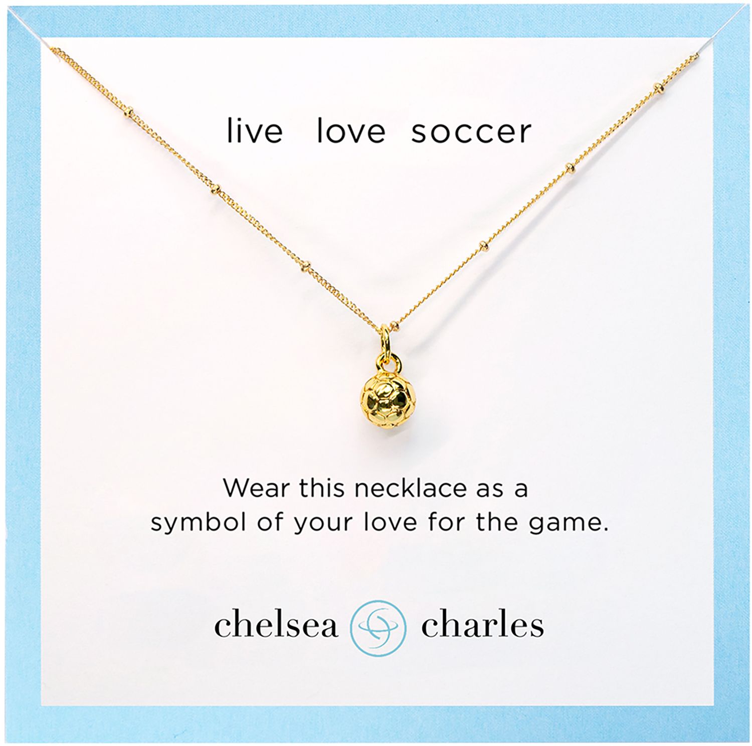 Chelsea Charles Women's Soccer Necklace product image