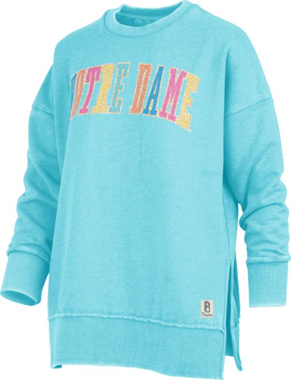 Pink notre dame sales sweatshirt