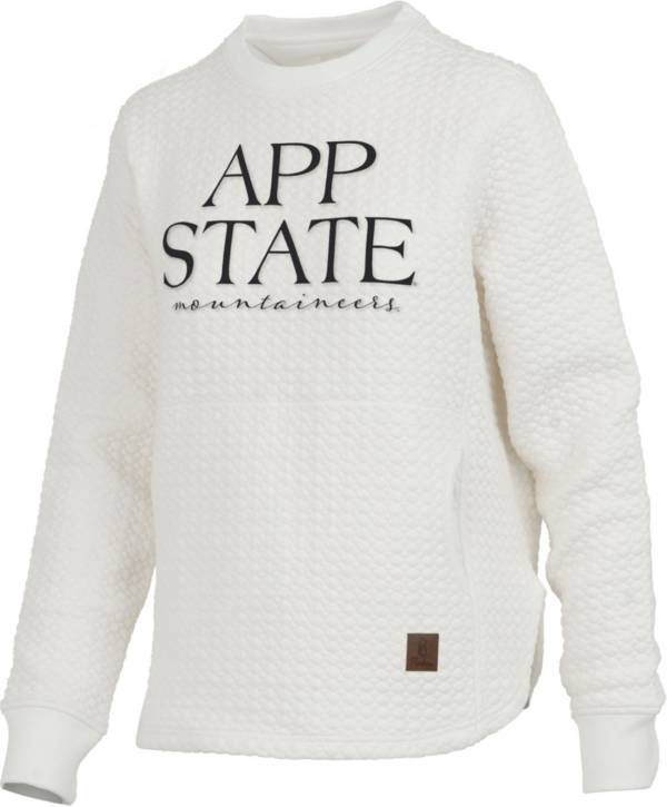 Pressbox Women's Appalachian State Comfy Cord Pullover Sweatshirt 