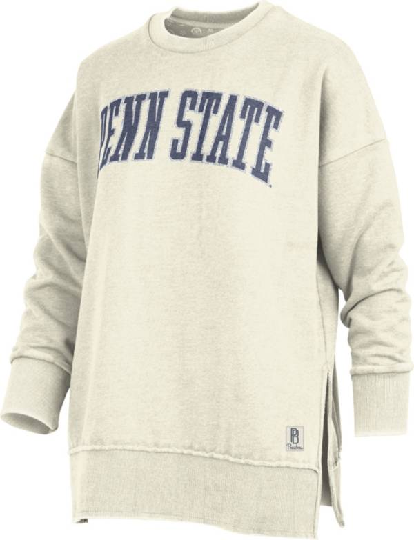 Pressbox Women's Penn State Nittany Lions White Sunshine Chenille Crew Pullover Sweatshirt product image