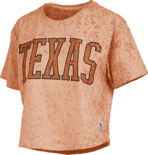 Pressbox Women's Texas Longhorns Burnt Orange Sun Wash T-Shirt product image