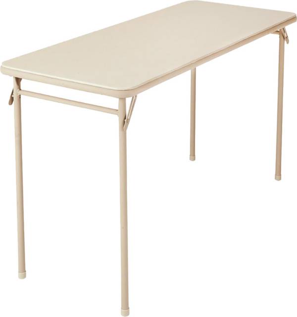 COSCO 20” x 48” Vinyl Top Folding Serving Table product image