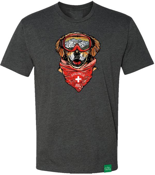 Wild Tribute Men's Maximus the Avalanche Dog Short Sleeve Graphic T-Shirt product image