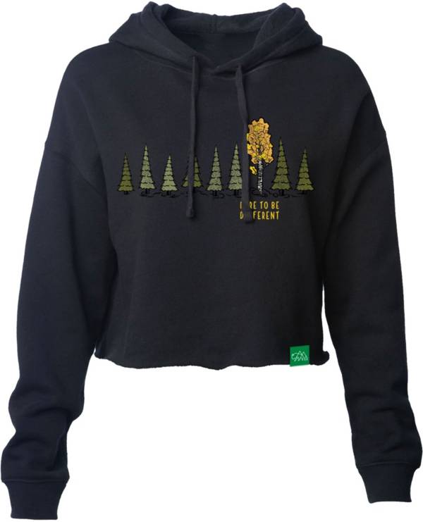 Wild Tribute Women's Dare To Be Different Crop Hoodie product image