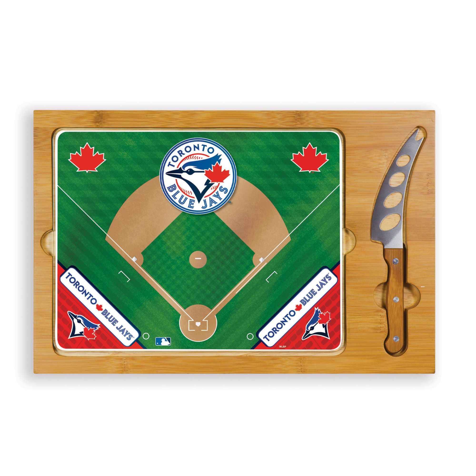 Picnic Time Toronto Blue Jays Glass Top Serving Board Set product image