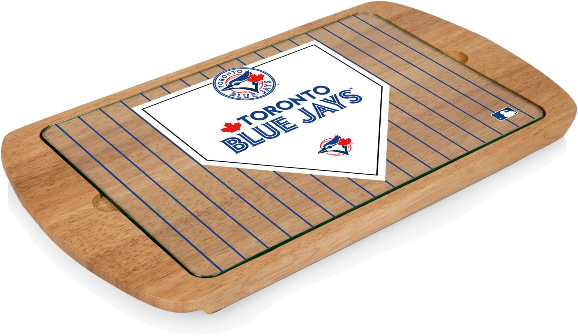 Picnic Time Toronto Blue Jays Glass Top Serving Tray product image