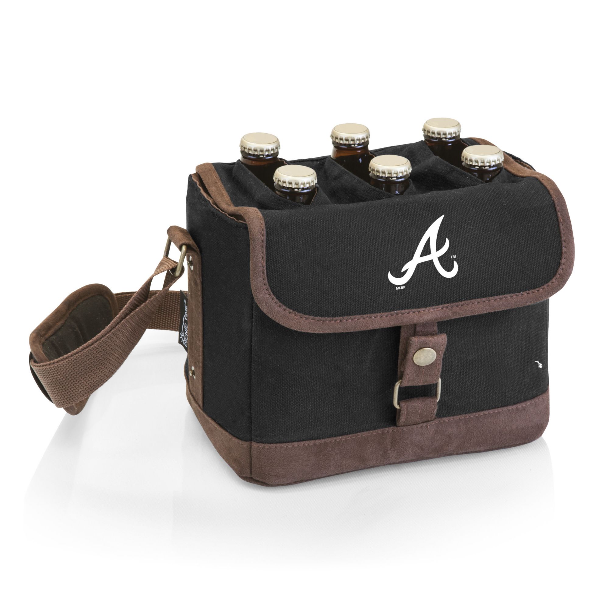 Picnic Time Atlanta Braves Beer Caddy Cooler Tote and Opener product image