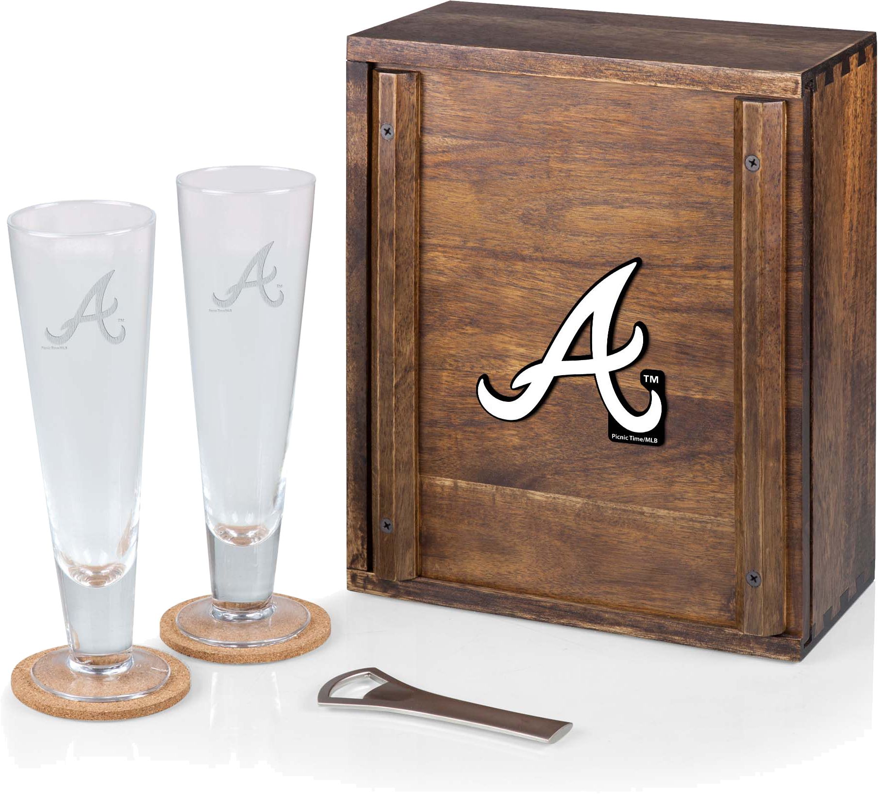 Picnic Time Atlanta Braves Pilsner Craft Beer Gift Set product image
