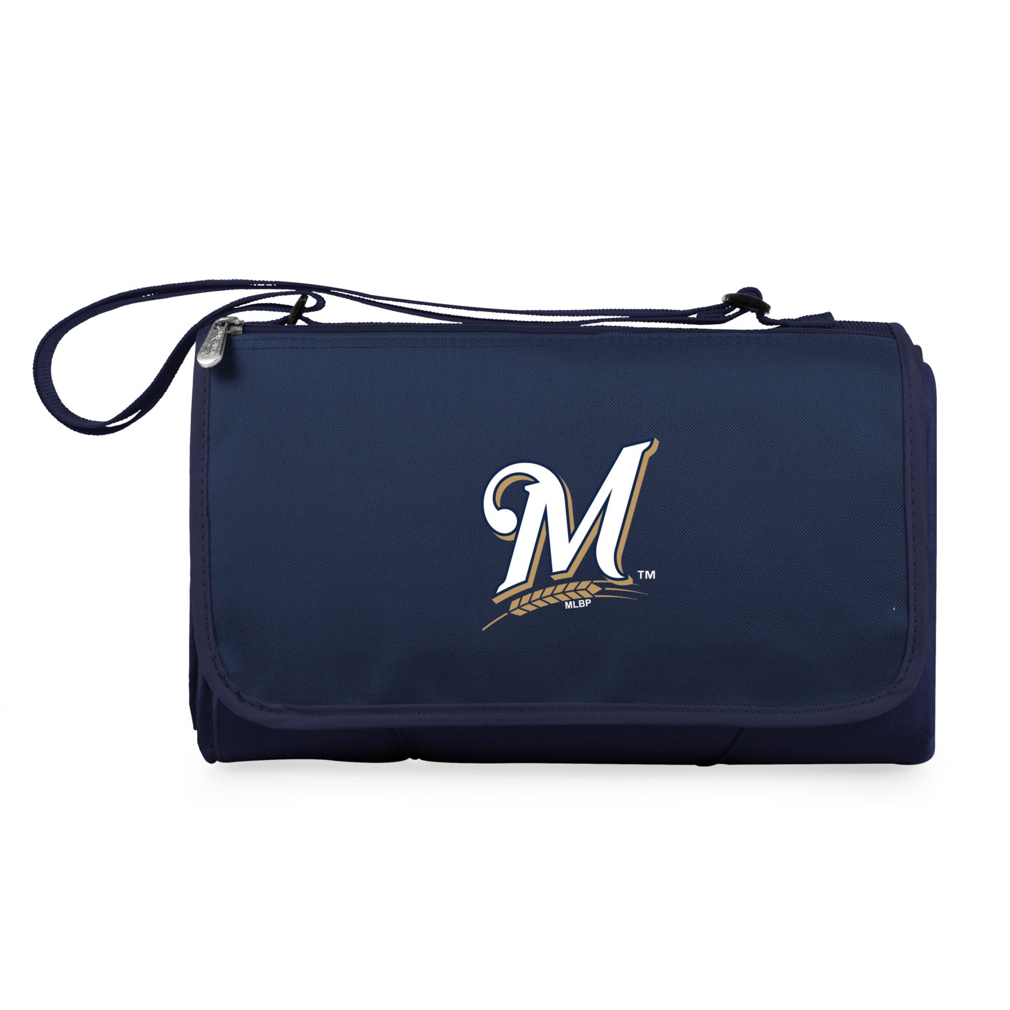 Picnic Time Milwaukee Brewers Outdoor Picnic Blanket Tote product image