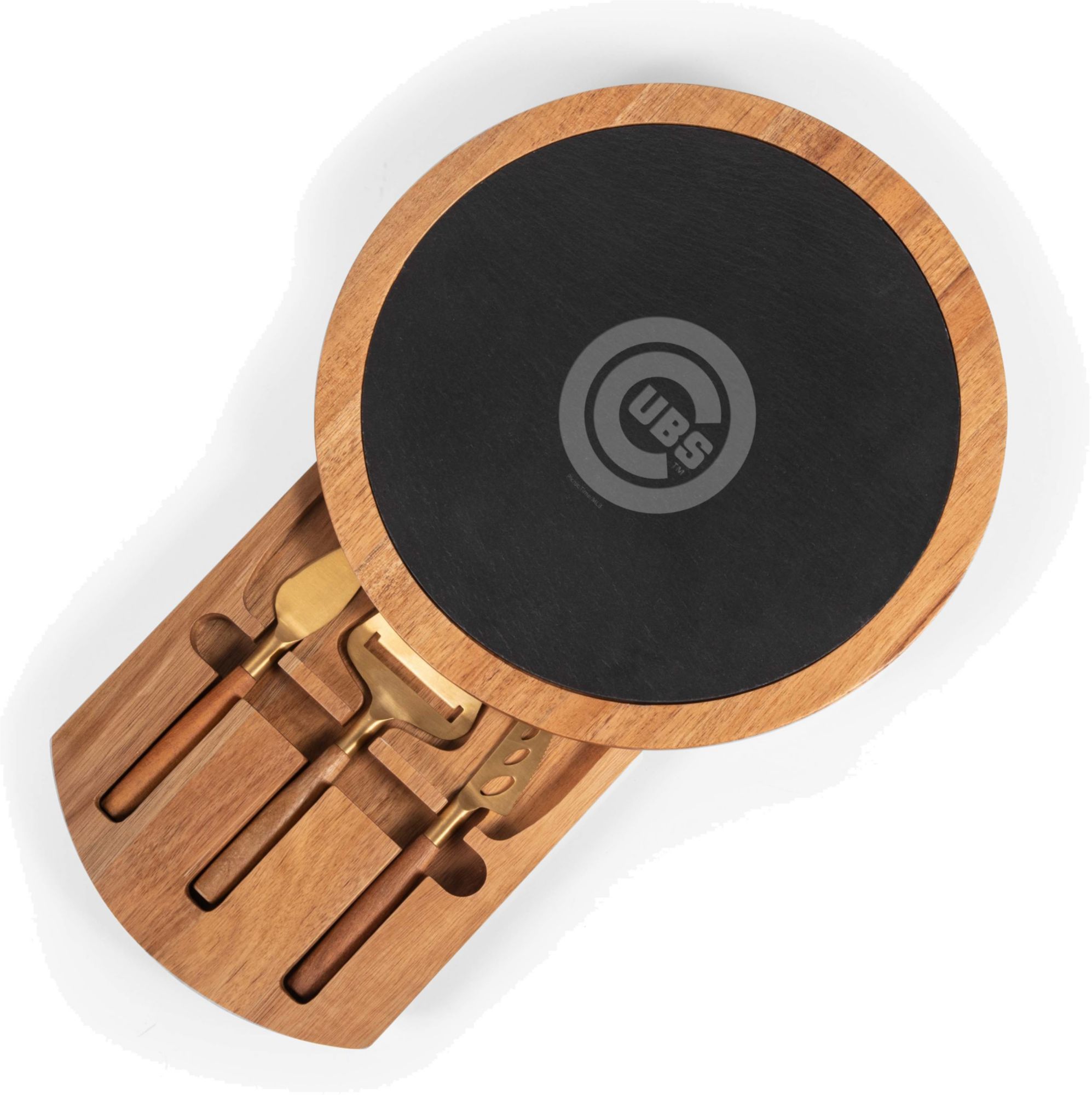 Picnic Time Chicago Cubs Slate Serving Board with Tools product image