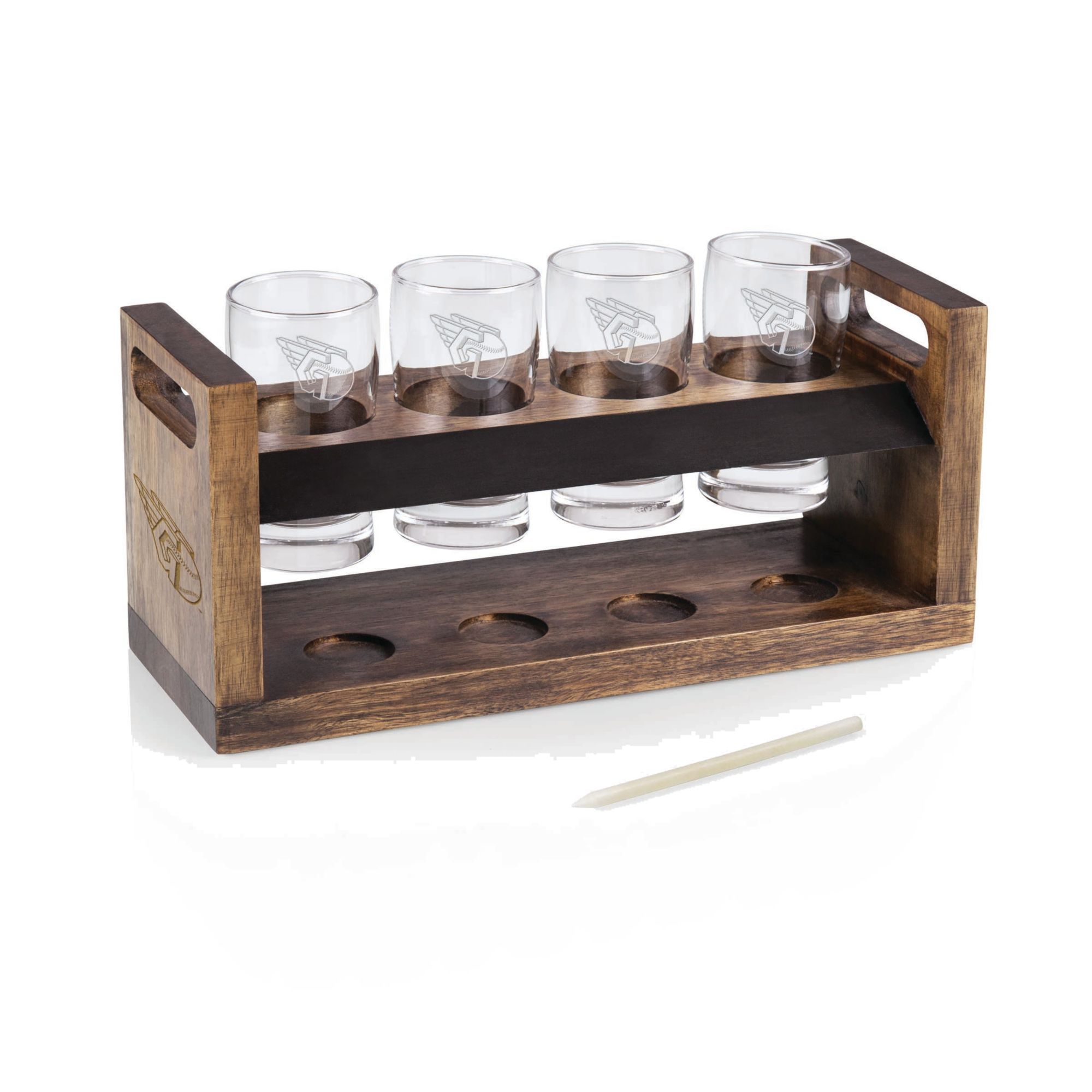 Picnic Time Cleveland Guardians Beer Flight Beverage Sampler product image