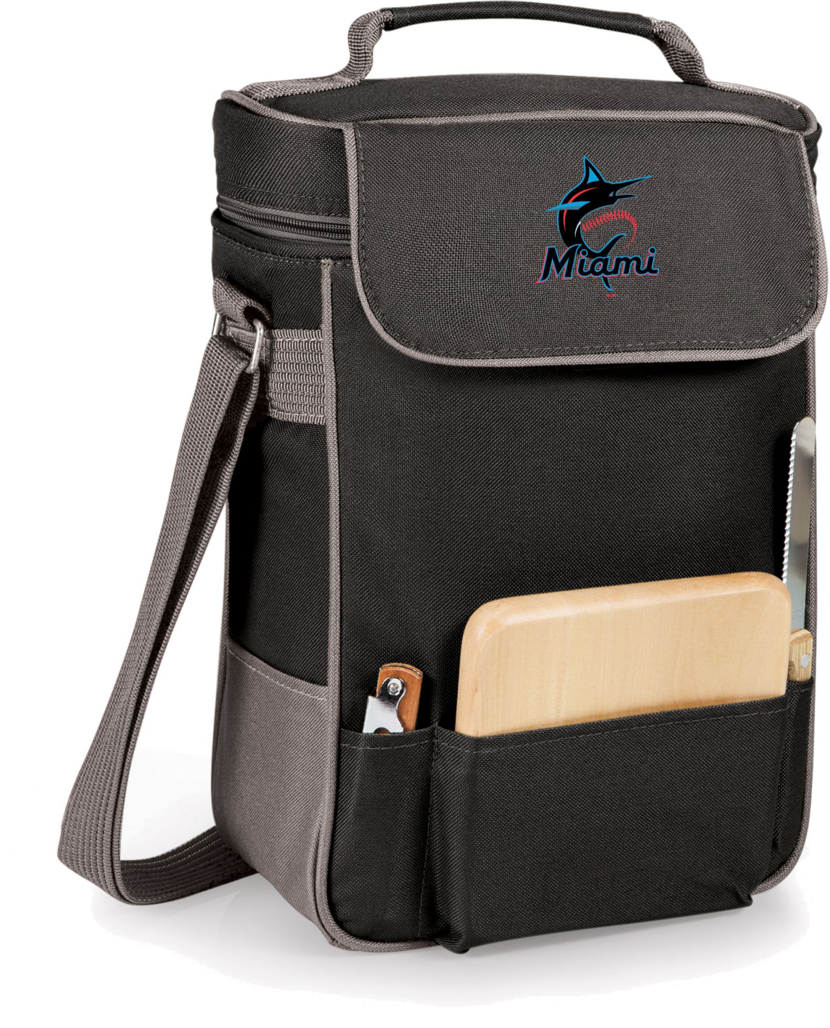 Picnic Time Miami Marlins Duet Wine and Cheese Bag product image