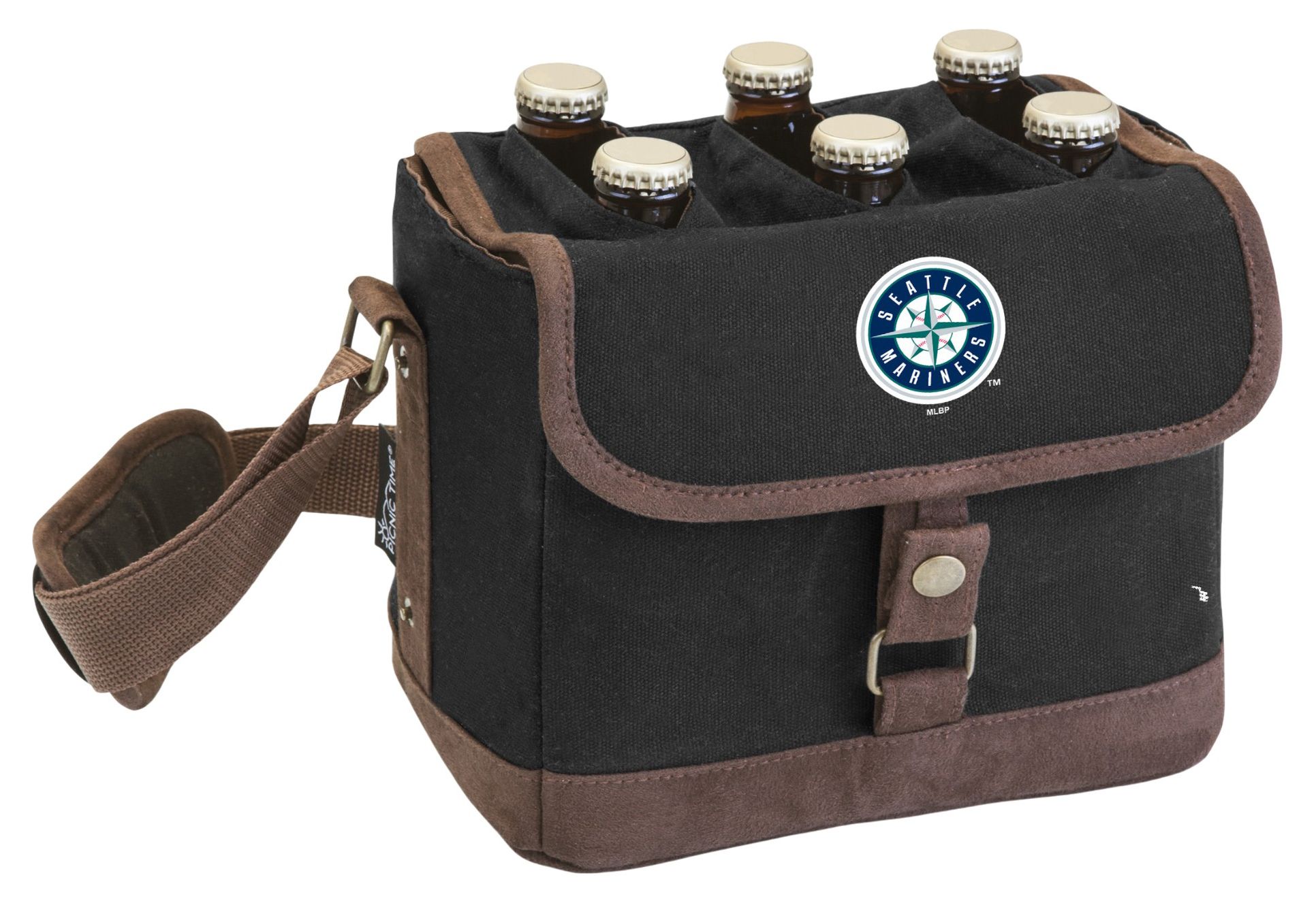 Picnic Time Seattle Mariners Beer Caddy Cooler Tote and Opener product image