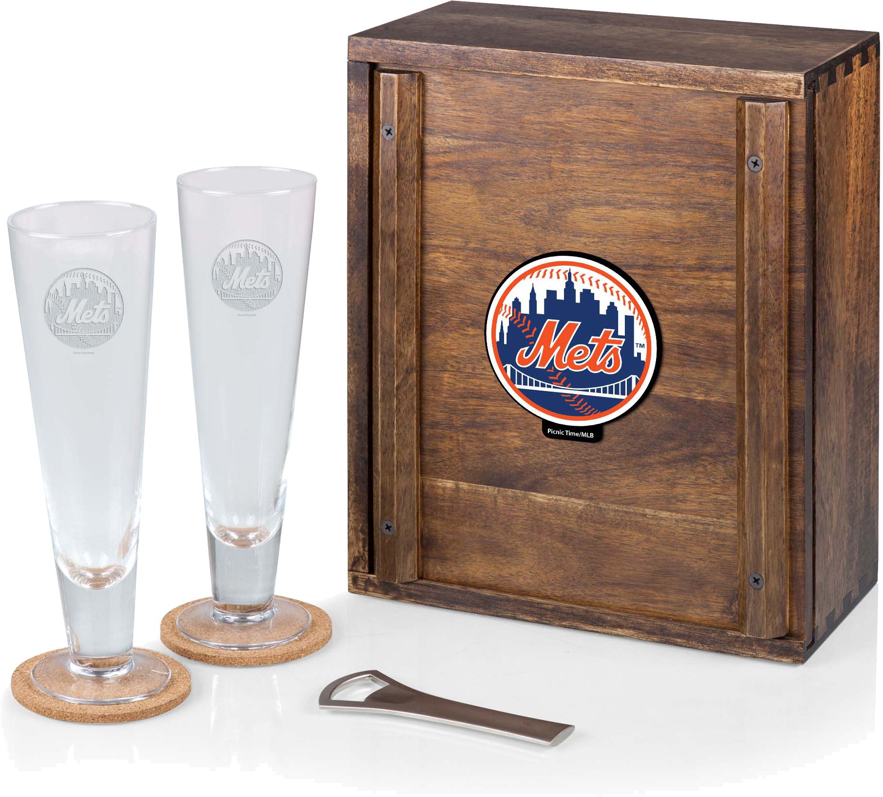 Picnic Time New York Mets Pilsner Craft Beer Gift Set product image