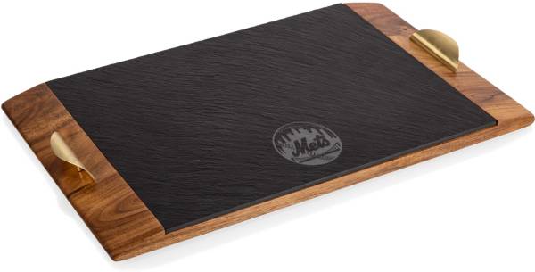 Picnic Time New York Mets Acacia and Covina Slate Serving Tray product image