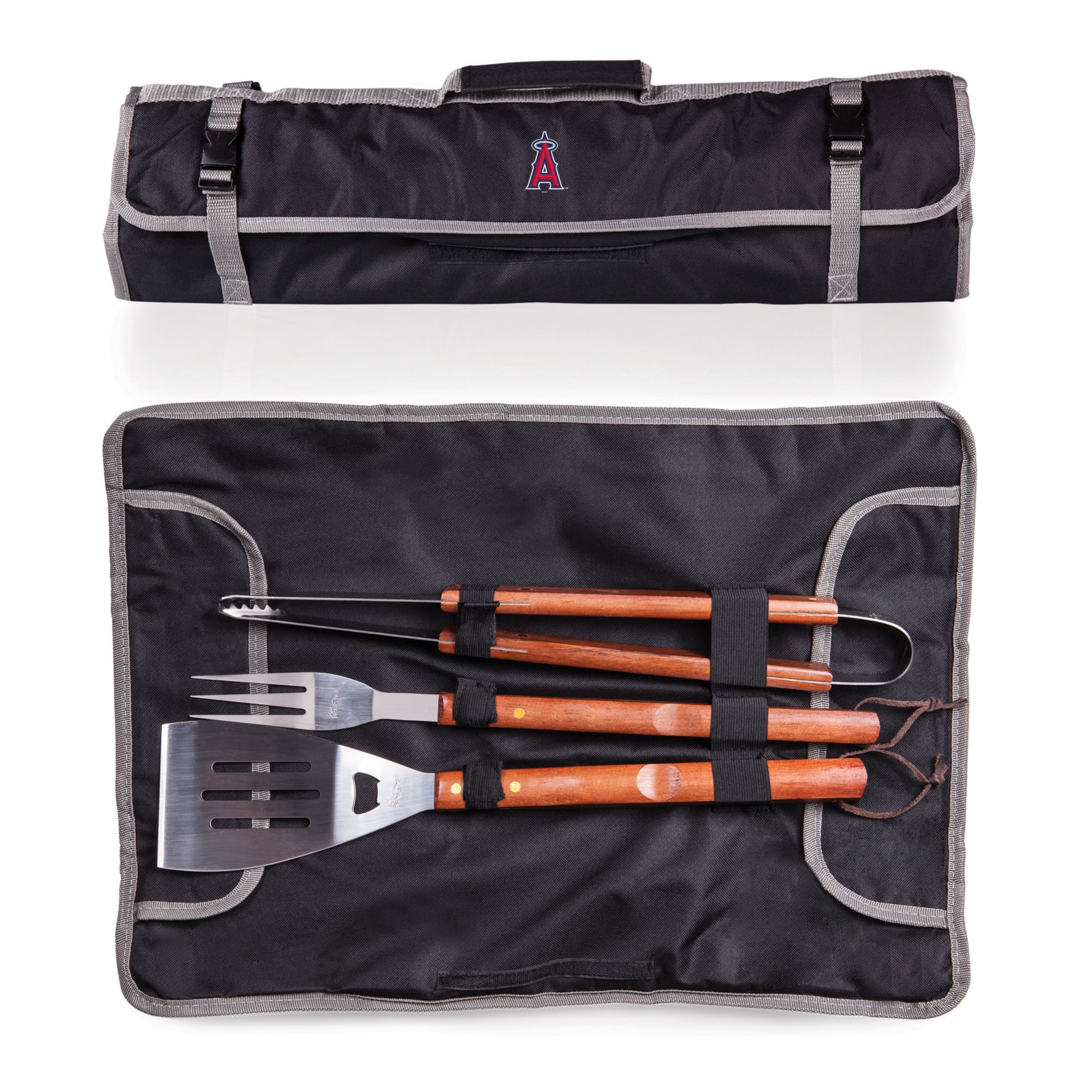 Picnic Time Los Angeles Angels 3-Piece BBQ Grill Set and Tote product image