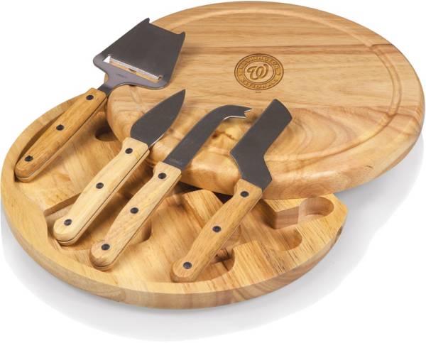Picnic Time Washington Nationals Circo Cheese Board and Knife Set product image