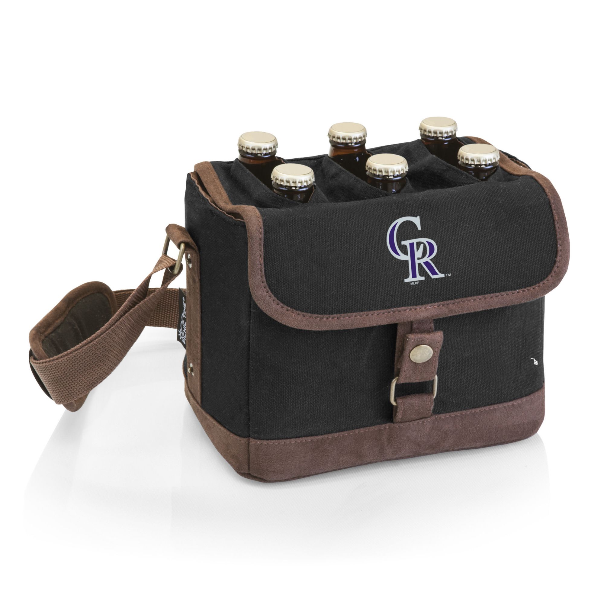 Picnic Time Colorado Rockies Beer Caddy Cooler Tote and Opener product image