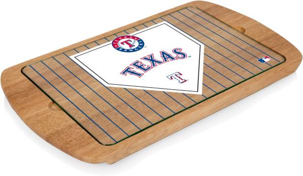 Picnic Time Texas Rangers Glass Top Serving Tray product image