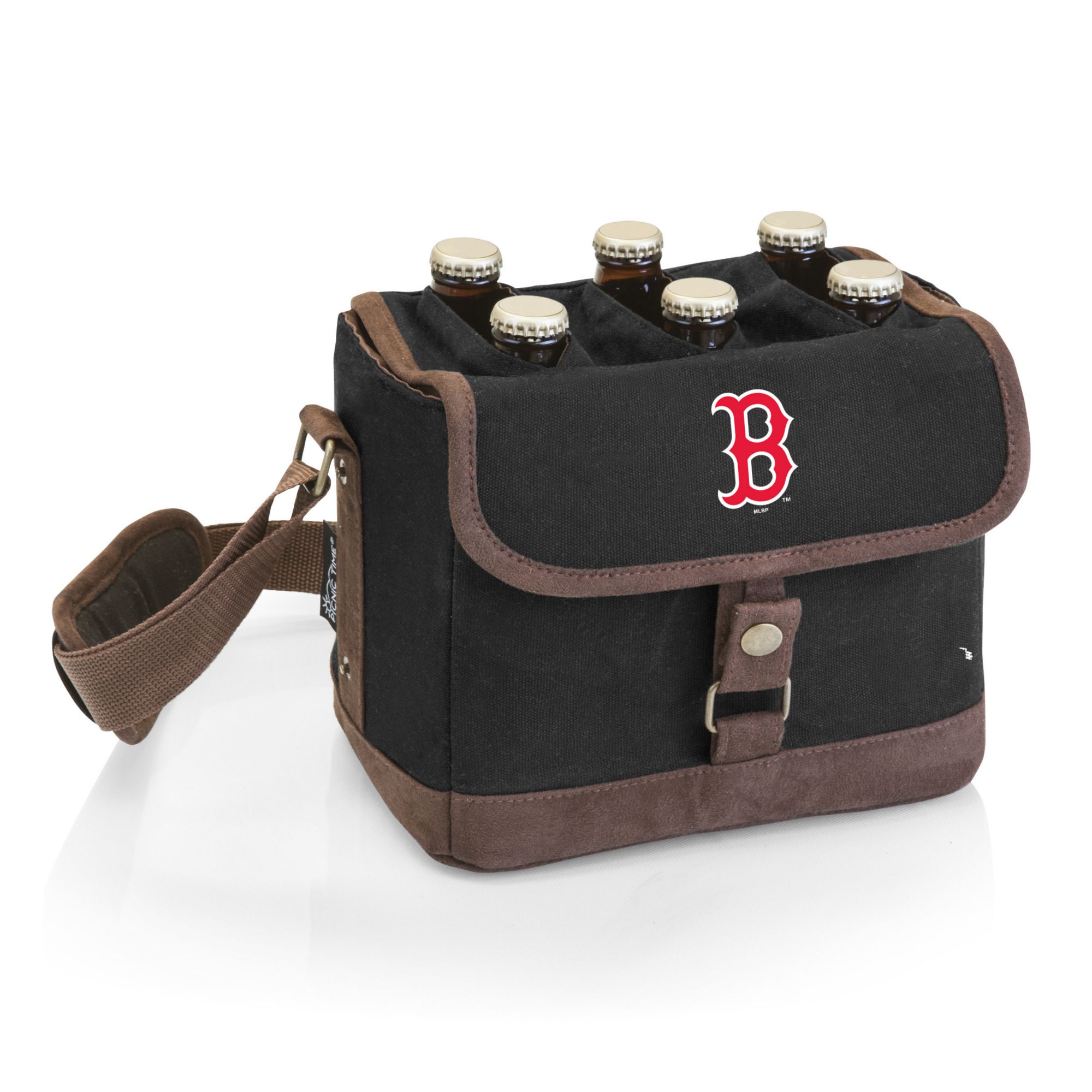 Picnic Time Boston Red Sox Beer Caddy Cooler Tote and Opener product image
