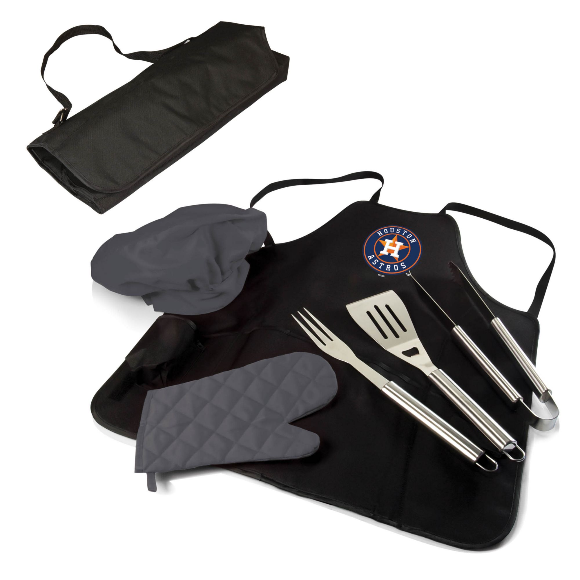 Picnic Time Houston Astros Apron Tote Pro Grill Set product image