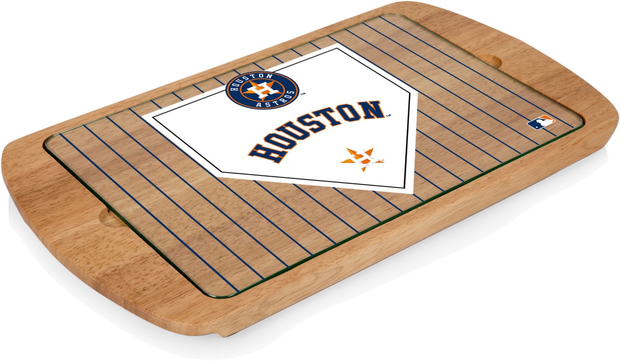 Picnic Time Houston Astros Glass Top Serving Tray product image