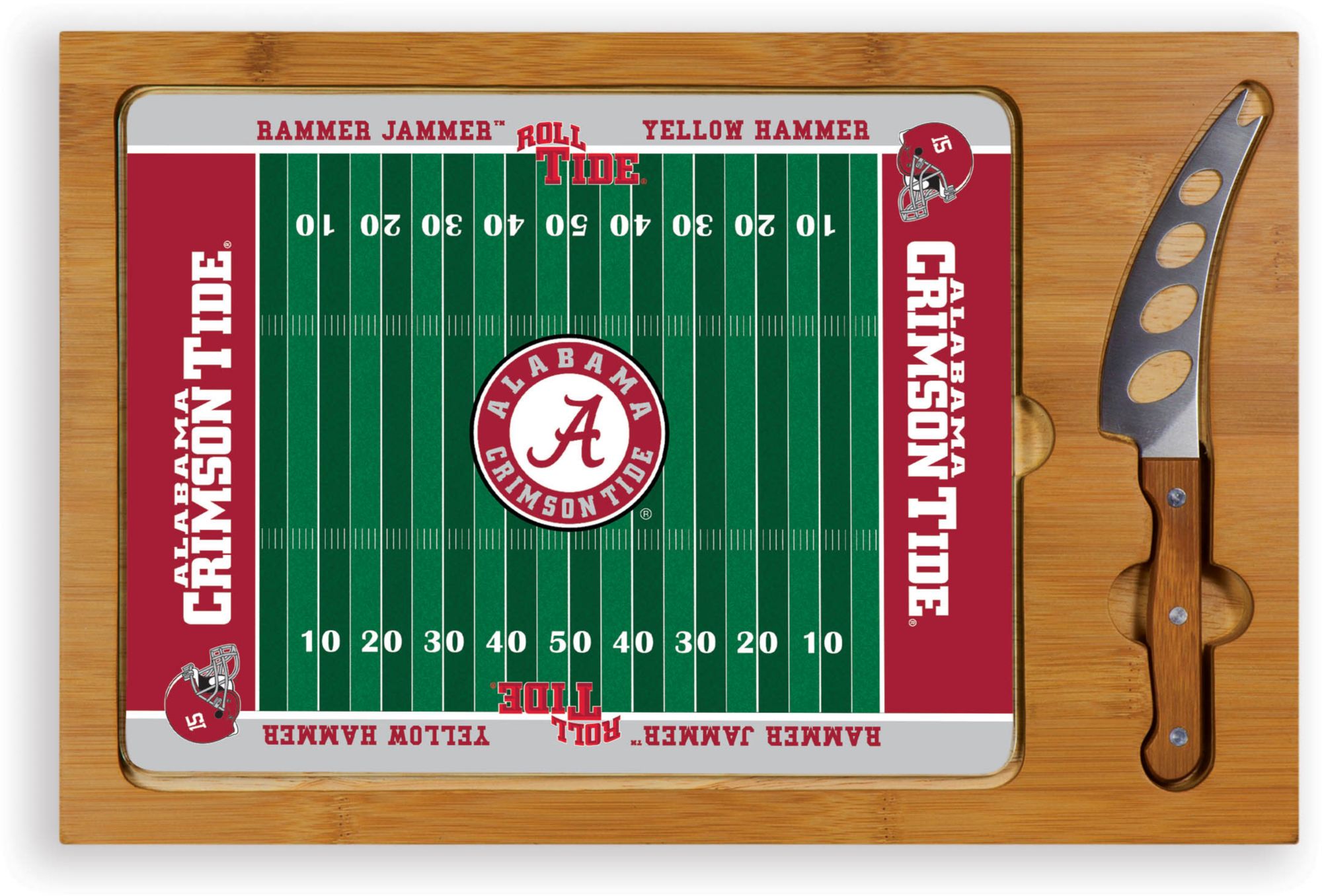 Picnic Time Alabama Crimson Tide Glass Top Cutting Board Set product image