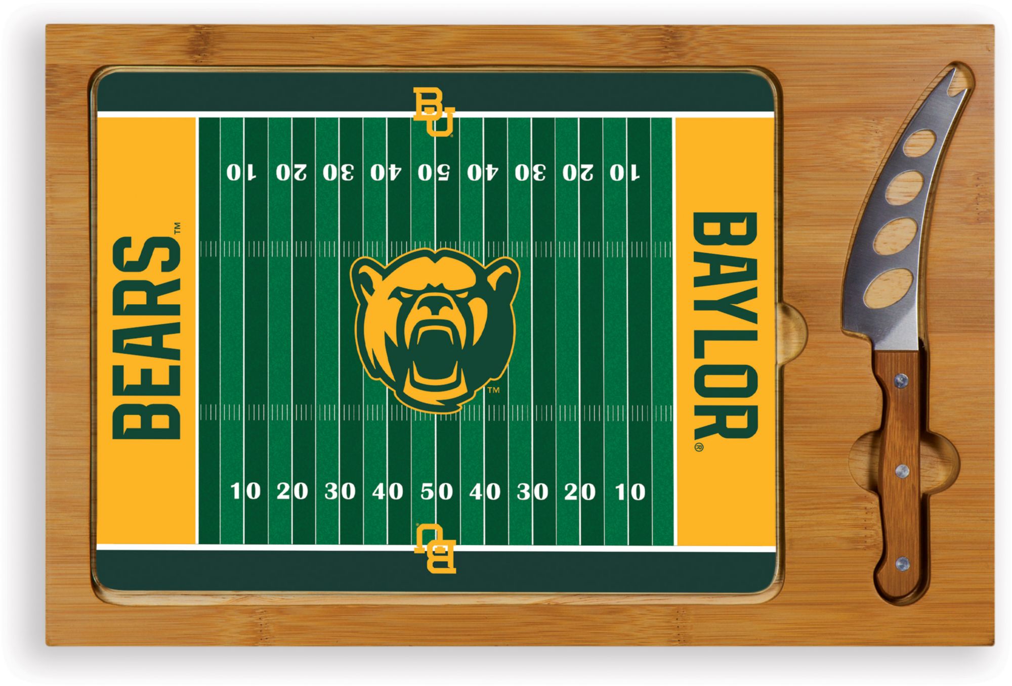 Picnic Time Baylor Bears Glass Top Cutting Board Set product image