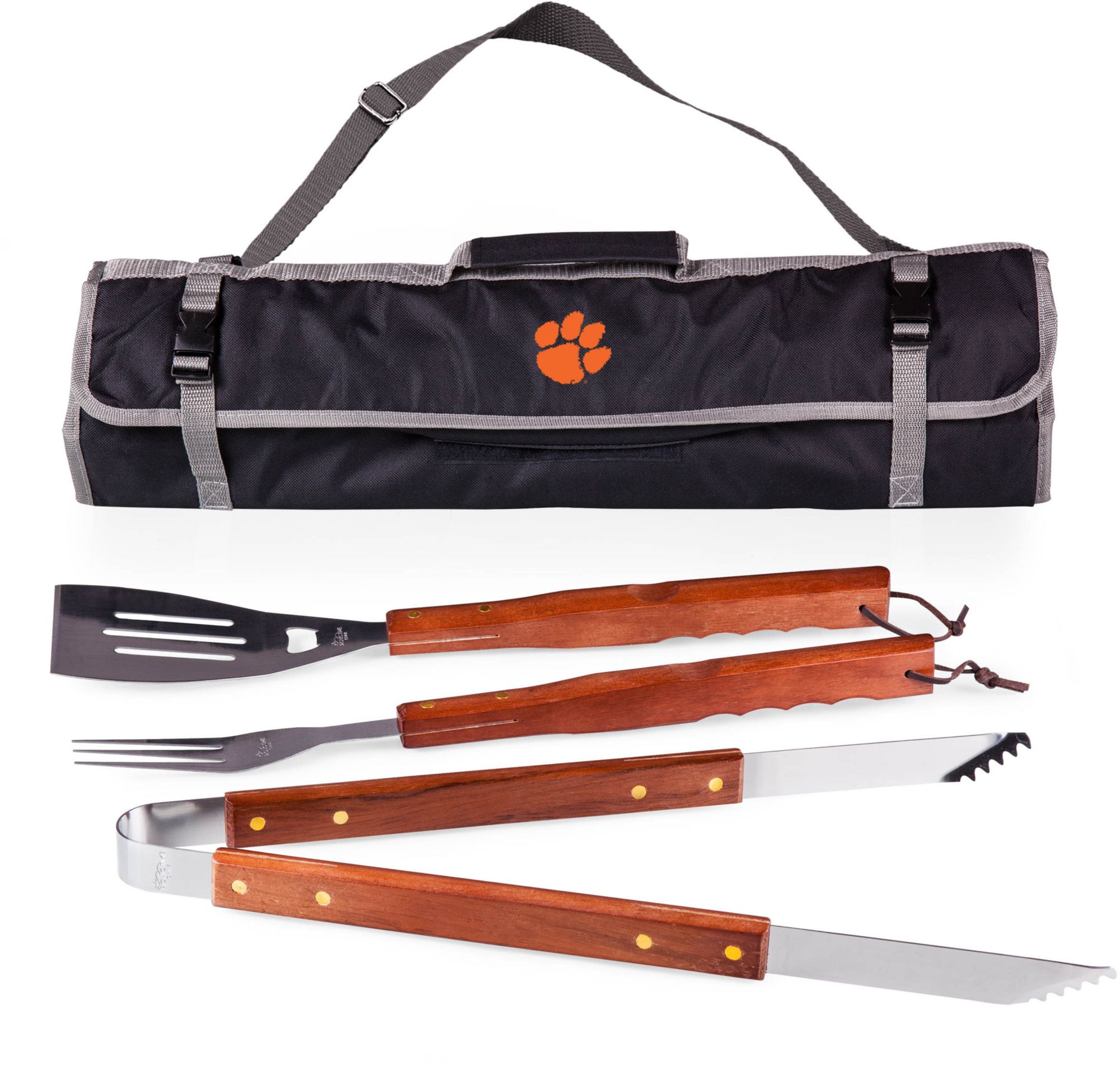 Picnic Time Clemson Tigers 3-Piece BBQ Tote & Grill Set product image