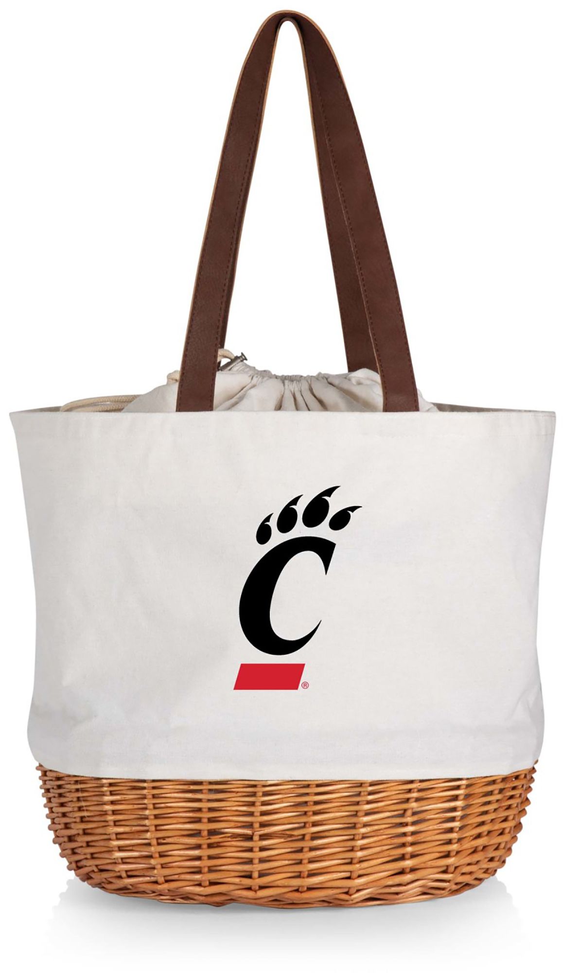 Picnic Time Cincinnati Bearcats Canvas and Willow Basket Bag product image