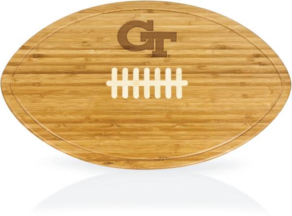Picnic Time Georgia Tech Yellow Jackets Kickoff Football Cutting Board product image
