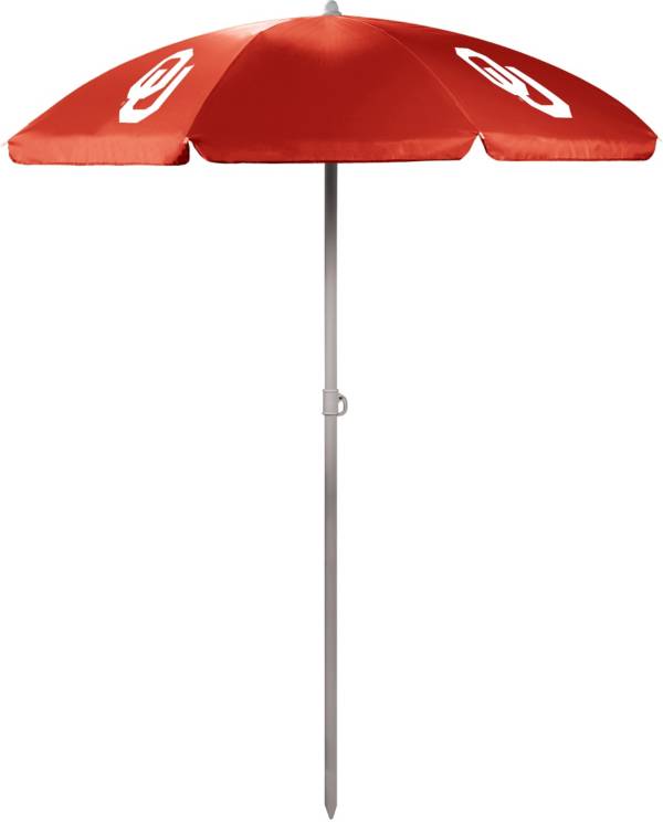 Picnic Time Oklahoma Sooners 5 ½ Foot Beach Umbrella product image